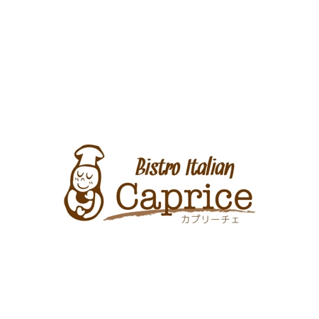Dbirdさんの事例 実績 提案 洋食 イタリアンのレストラン ビストロ カプリーチェ のロゴ制作 Dbirdと申します クラウドソーシング ランサーズ