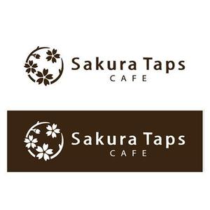 ns_works (ns_works)さんのクラフトビールとコーヒーのカフェ「Sakura Taps」のロゴへの提案