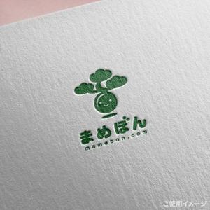 shirokuma_design (itohsyoukai)さんの豆盆栽ショップ『まめぼん（mamebon.com）』のロゴへの提案
