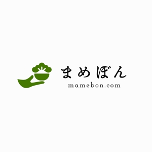 designdesign (designdesign)さんの豆盆栽ショップ『まめぼん（mamebon.com）』のロゴへの提案