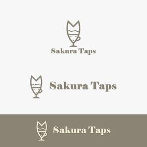 eiasky (skyktm)さんのクラフトビールとコーヒーのカフェ「Sakura Taps」のロゴへの提案