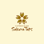 鈴木 ようこ (yoko115)さんのクラフトビールとコーヒーのカフェ「Sakura Taps」のロゴへの提案