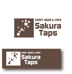 MIYASHITA  DESIGN (sm_g)さんのクラフトビールとコーヒーのカフェ「Sakura Taps」のロゴへの提案