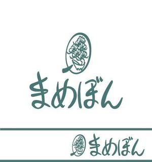 株式会社クリエイターズ (tatatata55)さんの豆盆栽ショップ『まめぼん（mamebon.com）』のロゴへの提案