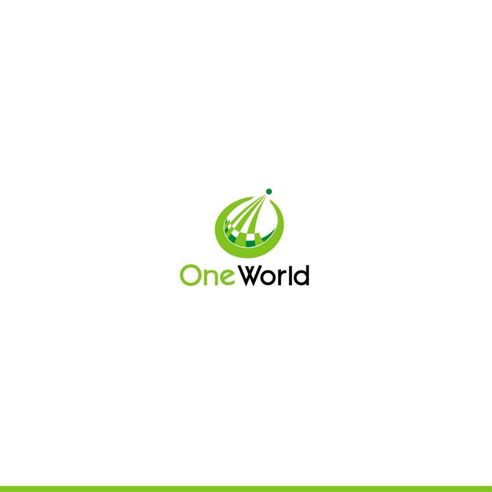 One World 中古車貿易会社　ロゴ