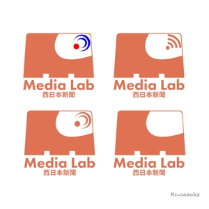 三栖多　那模樹 (mrnamoky)さんのWEB・映像制作会社「西日本新聞メディアラボ」の社名ロゴ制作への提案