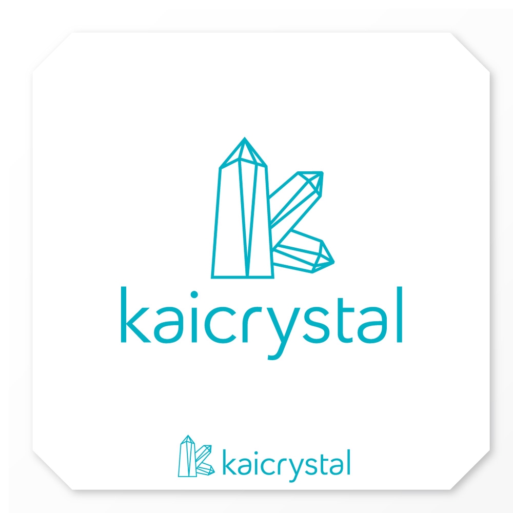 天然石ショップの｢kaicrystal｣のロゴの作成をお願い致します