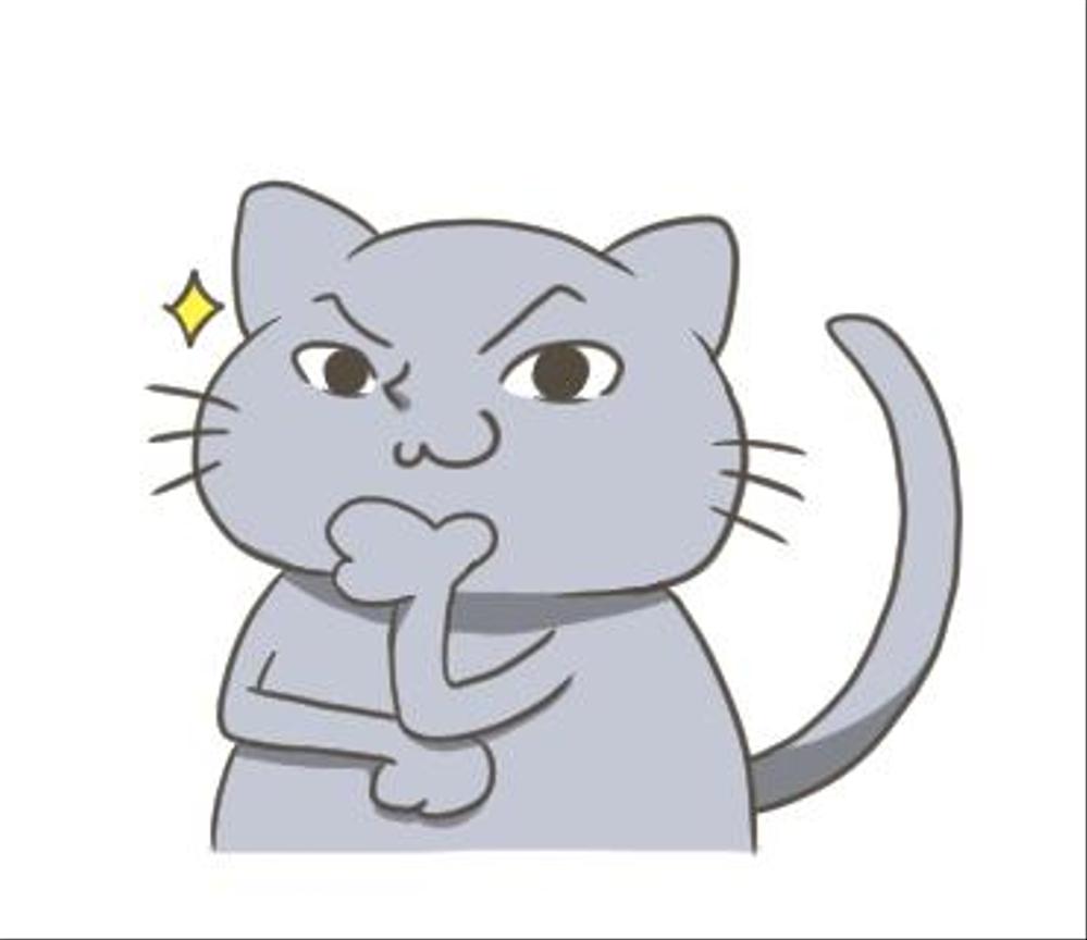 キモ可愛い太ったデブ猫スタンプ