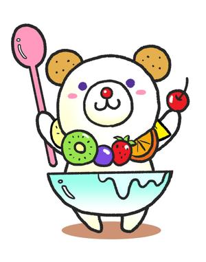 yuko088 ()さんのカフェで出している氷菓「白熊」の姿をゆるキャラ化してくれる方を募集します！！への提案
