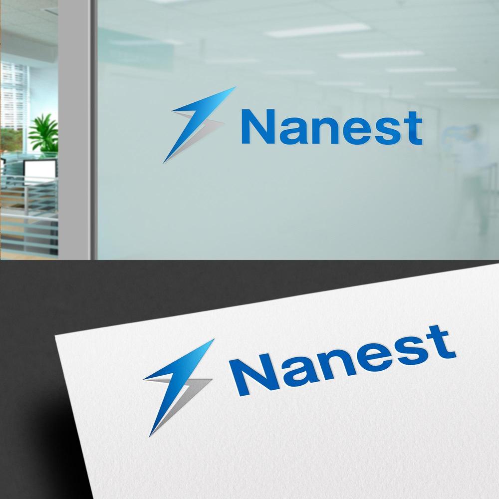 新会社「Nanest」のロゴ作成