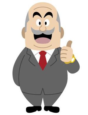 はんきち (hankichi)さんのＰＲＥＳＩＤＥＮＴ　ＮＡＶＩ　社長ポータルサイトの社長キャラクターへの提案