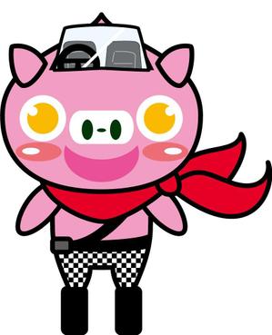 loveinko (loveinko)さんのドライブ×豚（ブー）を組み合わせたイメージキャラクター「ドライブゥ」のキャラクターデザインへの提案