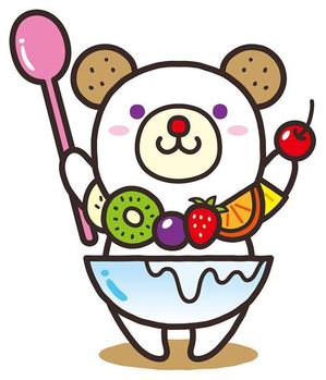 yuko088 ()さんのカフェで出している氷菓「白熊」の姿をゆるキャラ化してくれる方を募集します！！への提案