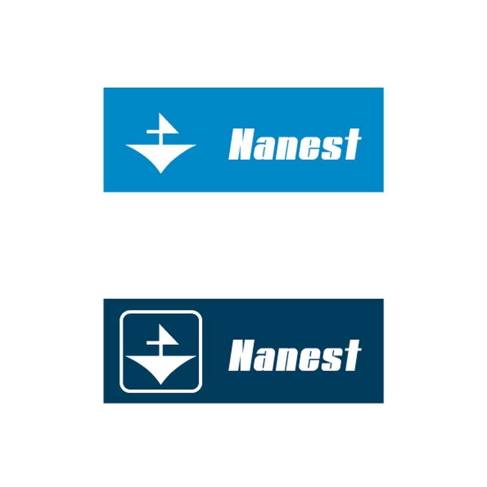 新会社「Nanest」のロゴ作成
