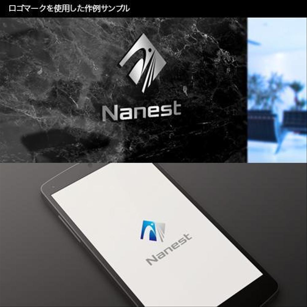 新会社「Nanest」のロゴ作成