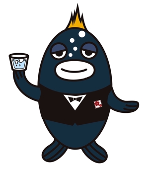 ケン杉田 (ken_sugi)さんの本格焼酎Bar　二枚橋　のキャラクターデザイン（ゆるキャラ）への提案