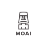 yusa_projectさんの雑貨ショップ　「モアイ」のロゴへの提案