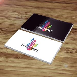 pinpondash (pinpondash)さんの広告代理店「リンクフォース」の会社ロゴ作成への提案