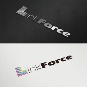 923design (m_suzuki_design)さんの広告代理店「リンクフォース」の会社ロゴ作成への提案