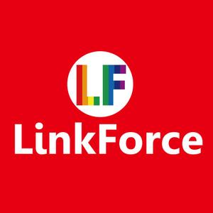 アイエスアイデザイン (ISHII-DESIGN)さんの広告代理店「リンクフォース」の会社ロゴ作成への提案