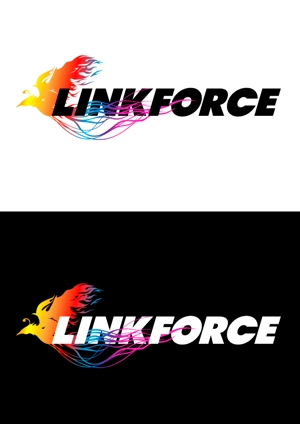 design_faro (design_faro)さんの広告代理店「リンクフォース」の会社ロゴ作成への提案