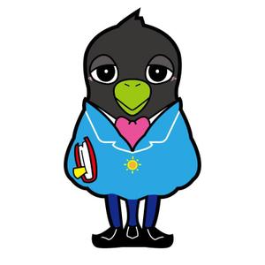nekomata_7 (nekomata_7)さんのカラス（八咫烏）のキャラクターデザインへの提案