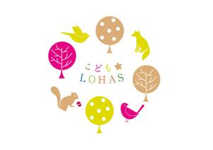 ashi.design (a_a_shi)さんの育児中のママ向け自然育児情報サイト「こども☆LOHAS」のロゴへの提案