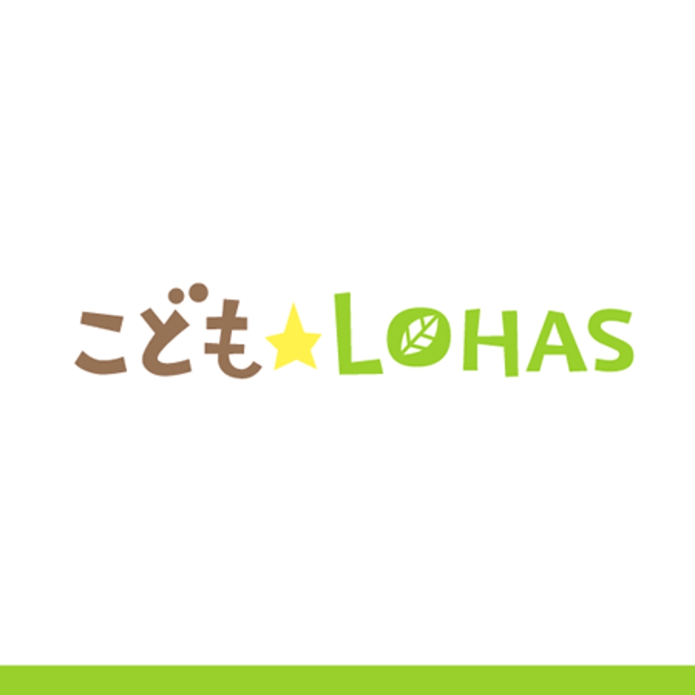育児中のママ向け自然育児情報サイト「こども☆LOHAS」のロゴ
