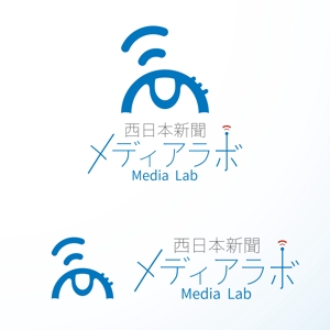 masa (masa_2go)さんのWEB・映像制作会社「西日本新聞メディアラボ」の社名ロゴ制作への提案