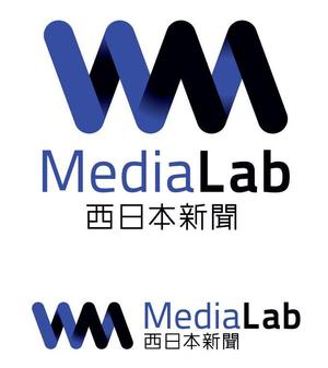 breeze creative (i_rebe)さんのWEB・映像制作会社「西日本新聞メディアラボ」の社名ロゴ制作への提案