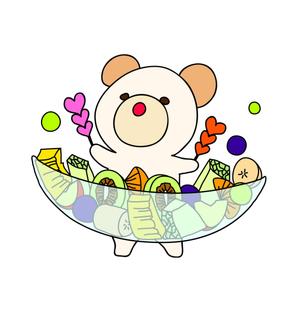 熊谷理沙 (kumanosekai)さんのカフェで出している氷菓「白熊」の姿をゆるキャラ化してくれる方を募集します！！への提案