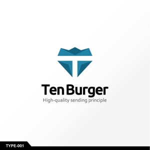 Not Found (m-space)さんのネットショップ運営会社 「Ten Burger」 のロゴデザインへの提案