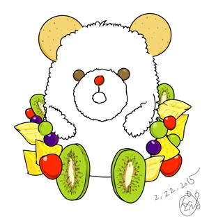 kusunei (soho8022)さんのカフェで出している氷菓「白熊」の姿をゆるキャラ化してくれる方を募集します！！への提案