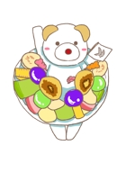 しもつき (shimotuki)さんのカフェで出している氷菓「白熊」の姿をゆるキャラ化してくれる方を募集します！！への提案