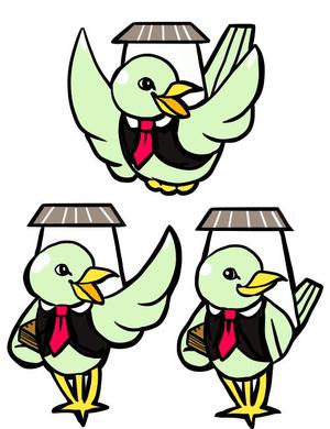 susu (gumi_gumi)さんのカラス（八咫烏）のキャラクターデザインへの提案