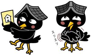株式会社エルエルパレス／岩気裕司 (elpiy)さんのカラス（八咫烏）のキャラクターデザインへの提案