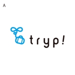 alne-cat (alne-cat)さんの「旅を通じて成長を－。」をコンセプトとした旅のソーシャルウェブサービス「TRYP」のロゴへの提案