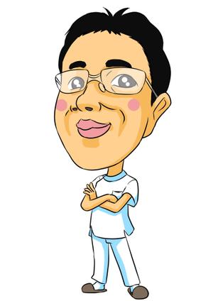 めいどいんじゃぱん (madeinjapan)さんの【新規開業】接骨院院長の似顔絵イラストへの提案