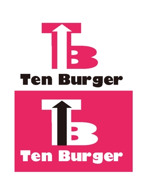 さんのネットショップ運営会社 「Ten Burger」 のロゴデザインへの提案