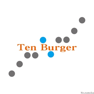 三栖多　那模樹 (mrnamoky)さんのネットショップ運営会社 「Ten Burger」 のロゴデザインへの提案
