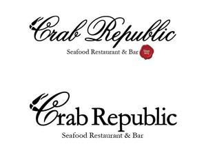 super-star (super-star)さんの新規出店するシーフードレストラン&バー、『Crab Republic』のロゴへの提案