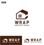 smileblueさんの建築設計事務所　Wrap Architect Designのロゴへの提案