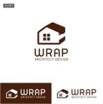 smileblueさんの建築設計事務所　Wrap Architect Designのロゴへの提案
