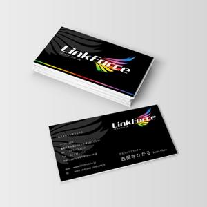 MAT ()さんの【当選確約】ネット広告会社「リンクフォース」の名刺デザインへの提案