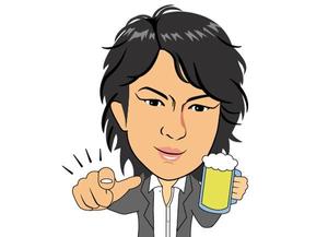 Sky_kingsion (sky_kingsion)さんのフリーライター「カテーテルINAGAKI」のプロフィール用似顔絵イラストへの提案