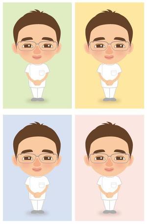 Siri-yama ()さんの【新規開業】接骨院院長の似顔絵イラストへの提案