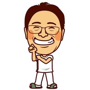 現在休止中です (koromilk)さんの【新規開業】接骨院院長の似顔絵イラストへの提案