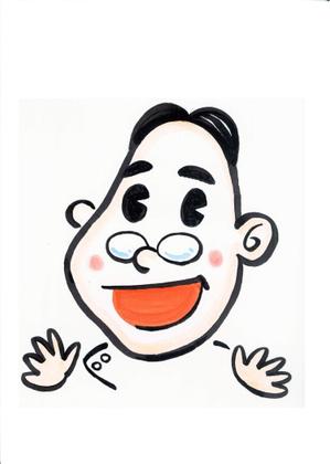 えんぴつエイビエーションズ (u-ah)さんの【新規開業】接骨院院長の似顔絵イラストへの提案
