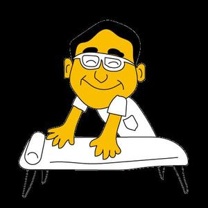波北海瑠工房 (wopzap)さんの【新規開業】接骨院院長の似顔絵イラストへの提案