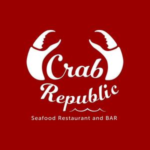 しずか (amigon)さんの新規出店するシーフードレストラン&バー、『Crab Republic』のロゴへの提案